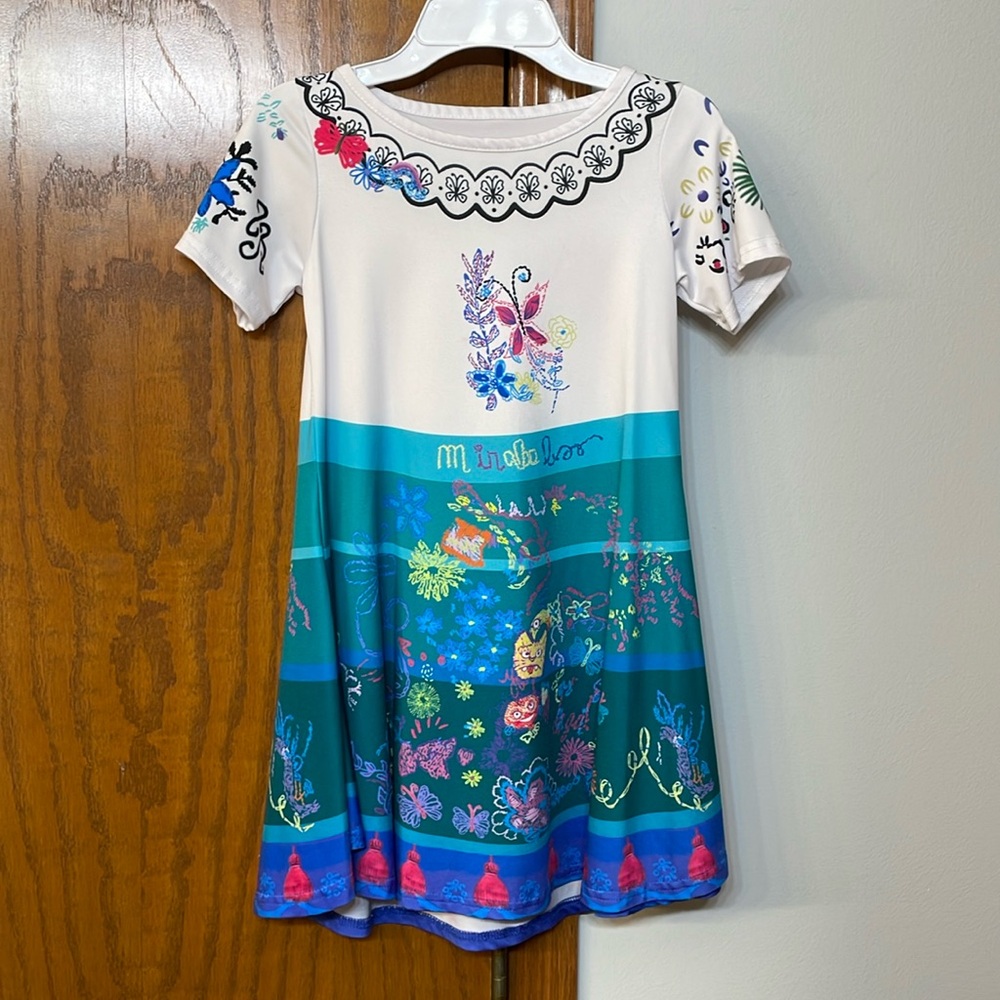 DISNEY “Mirabel” costume from Encanto with glasses & purse Halloween dress-up - Picture 2 of 15